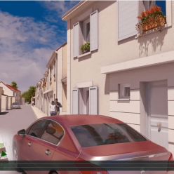Film 3D de promotion immobilière d’habitations individuelles