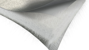 Rendu 3D de détails réaliste des couches composant le produit d’isolation pour la toiture