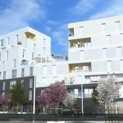 Film d’animation 3D d’un projet immobilier pour sa promotion, avec visites virtuelles 3D