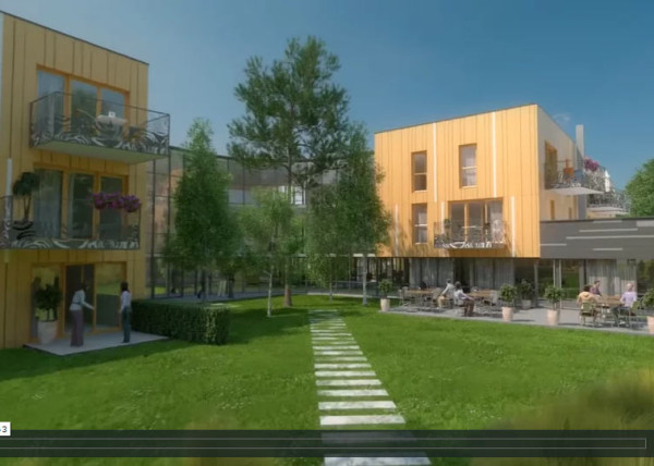 Film d'animation 3D de visite extérieure à l'attention de la promotion immobilière