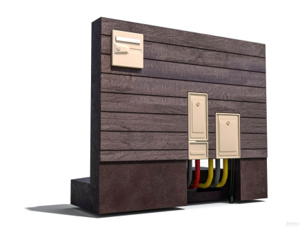 Exemple d'illustration de muret technique
