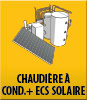 Chaudière à condensation et ECS solaire
